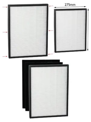 Vax AP02/AP05 Air Purifier Replacement Filter Kit – 2 Carbon + 1 HEPA