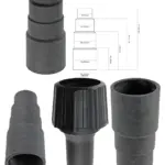 VAX Dust Extractor Adapter Kit Multi-Size Reducer Pack of 2 26-38mm