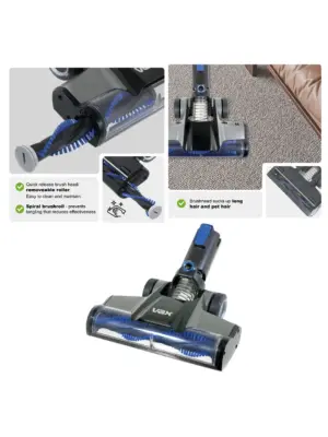 VAX ONEPWR Pace Pet Brush Head – Replaceable Pet Hair Cleaner