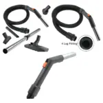 VAX Rapide 6131 Hose Kit – 4‑Lug End, Extendable Rod & Tools