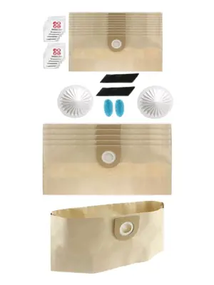 VAX Rapide Vacuum Bags 15-Pack with Filter Kit – Fits 5110-5140