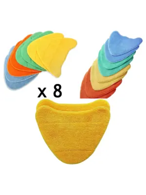 Vax Steam Fresh Mop Cover Pads – 8 Pack Replacement for S86 Series