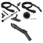 VAX Vacuum Cleaner Metal Hose Kit - 4 Lug End, Telescopic Rod & Tools