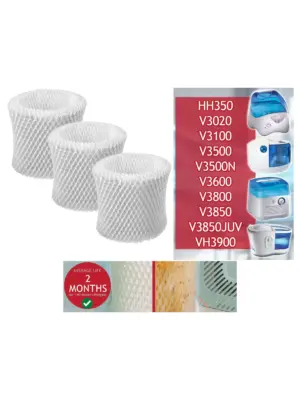 Vicks Kaz Humidifier Wicking Filter – Pack of 3