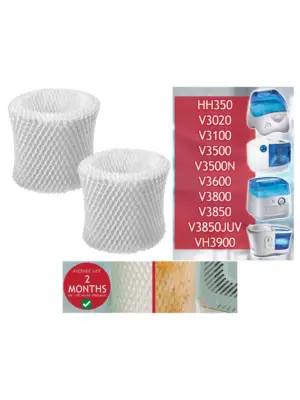 Vicks Kaz V3100-V3900 & HH350 Wicking Filter – 2 Pack