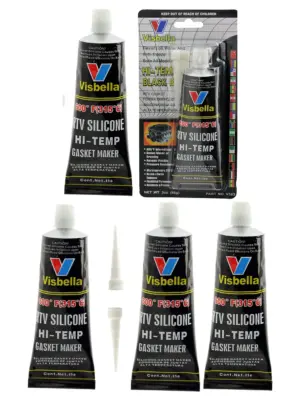 Visbella Silicone Gasket Sealant – Black, 2 Pack