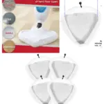 VonHaus Steam Mop Microfiber Cleaning Pads with Reusable Pack of 4