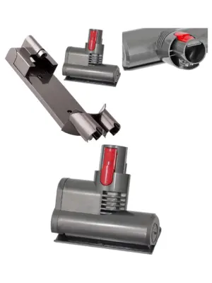 Wall Mount Dock & Mini Turbine Brush for Dyson V7/V8/V10/V11