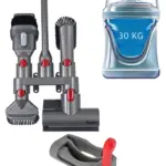 Wall‑Mounted Tool Holder & Trigger Lock for Dyson V7/V8/V10/V11 Vacuums