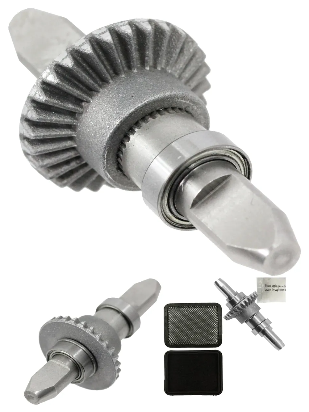 Washable Filter, Drive Cog Shaft & Bearings for Gtech AirRam Vacuum