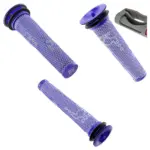 Washable Pre‑Motor Filter & Trigger Lock for Dyson V6 Vacuum