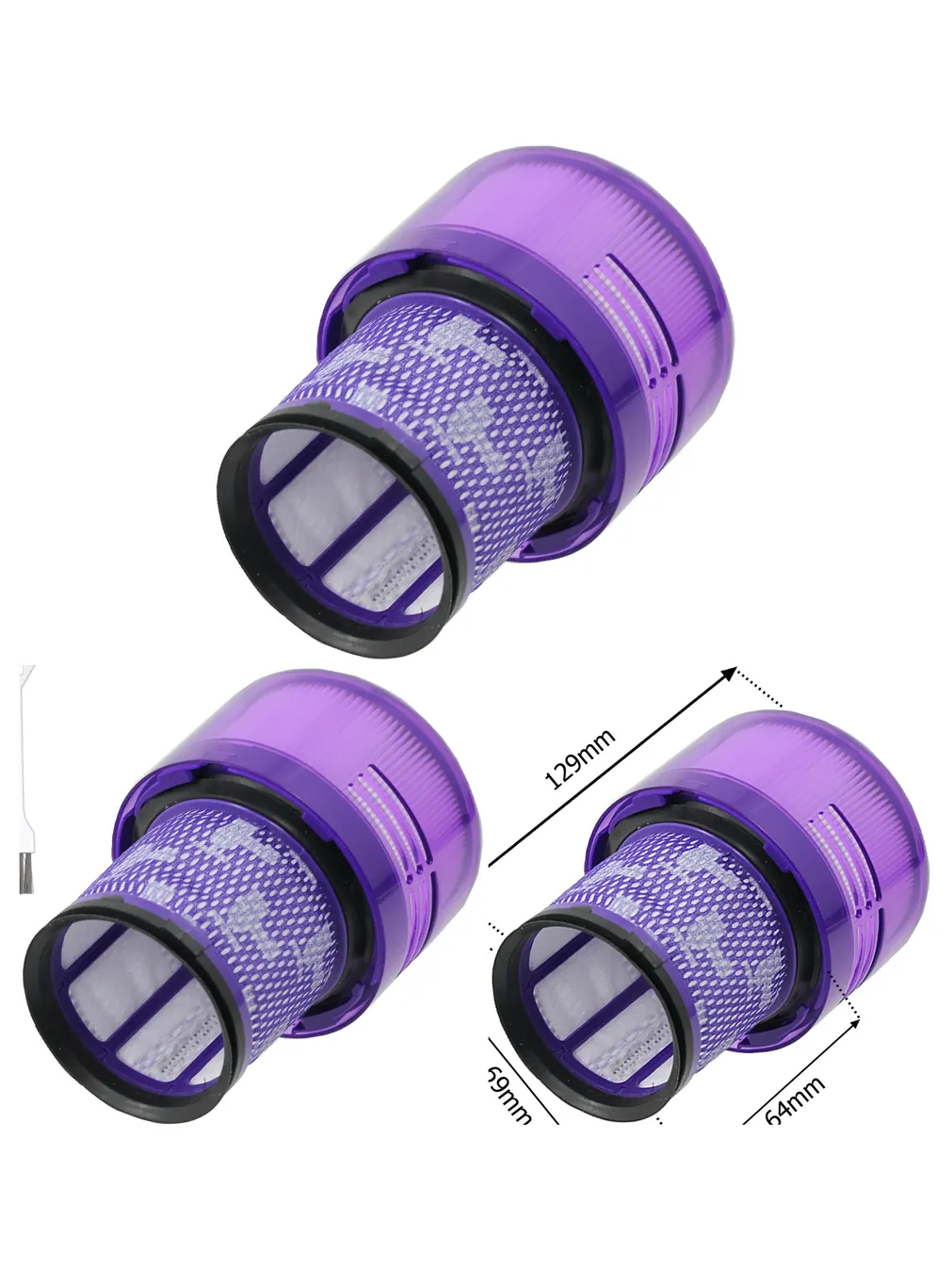 Washable Purple Filter for Dyson V11 & V15 Cordless Vacuums