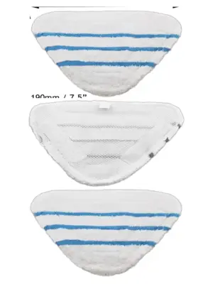 Washable Replacement Pad for Moss 10‑in‑1 1500W Steam Mop Cleaner