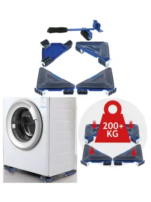 Washer & Dryer Roller Wheels – Lifter Slider Kit for Moving Appliances