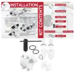 Washing Machine & Dishwasher Drain Kit 32mm/40mm Waste Pipe Set