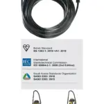 Wessex Wet & Dry Vacuum Power Cable 10m 3‑Core 13A UK Plug 1.5mm²