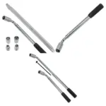 Wheel Nut Socket Wrench 17/19mm + 18mm Tire Iron, 10‑13mm Set