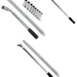 Wheel Nut Socket Wrench Power Bar – 17/19mm, 18‑Piece Tire Iron Set