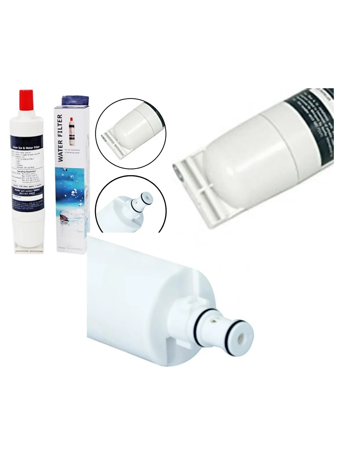 Whirlpool Double Water Filter for Side‑by‑Side Fridge S20BRS SBS002