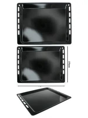 Whirlpool Enamel Oven Baking Tray 445 × 375 mm – C00345048