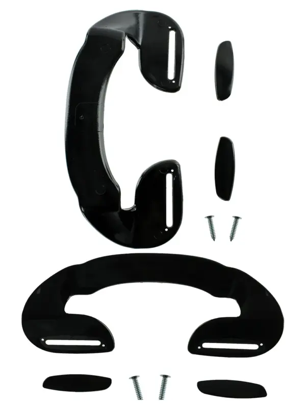 Whirlpool fridge door handle – adjustable ergonomic black 190mm