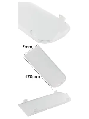 Whirlpool Hood Light Diffuser & Lens Cover for Vent Extractor 170x67mm