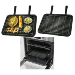 Whirlpool Large Grill Pan with Rack & Detachable Handles for Oven