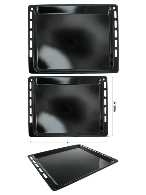 Whirlpool Oven Replacement Baking Tray – Enamel, 445 × 375 mm