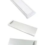 White Door Panel & Handle for Smeg Baumatic Frigidaire LEC Fridge