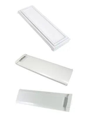 White Door Panel & Handle for Smeg Baumatic Frigidaire LEC Fridge