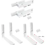 White Extendable Wall Bracket for Garage & Workshop Tool Storage