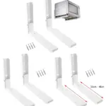 White Extendable Wall Mount Bracket for Kenwood Kitchen Microwaves