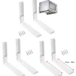 White Extendable Wall-Mount Bracket for Morphy Richards Microwave