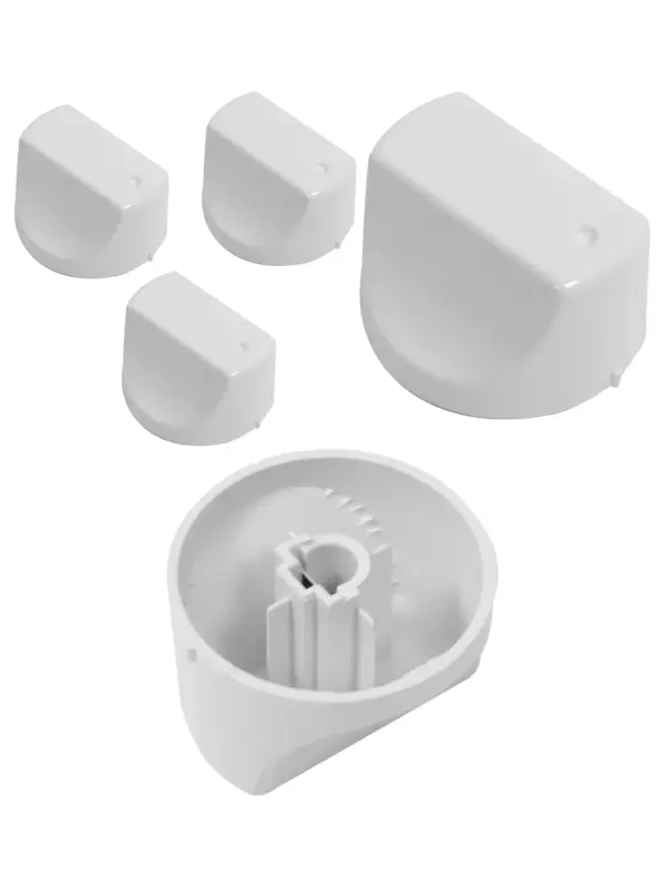White Hotpoint Oven Control Knob Set 3 Replacement Switches
