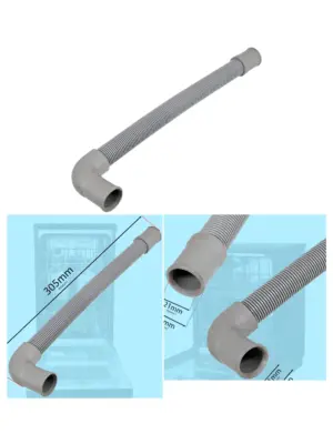 White Knight 21mm Dishwasher Drain Hose Replacement DW1045WA