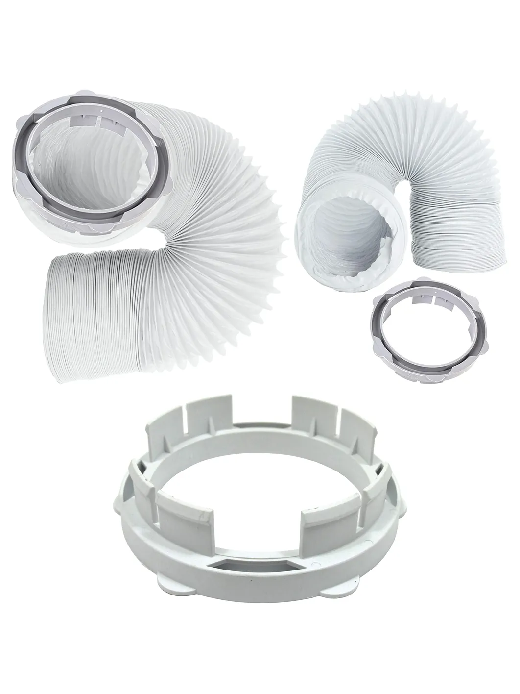 White Knight 4m Dryer Vent Hose & Condenser Adapter Kit