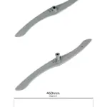 White Knight 60cm Lower Dishwasher Spray Arm Replacement Part DW1460WA