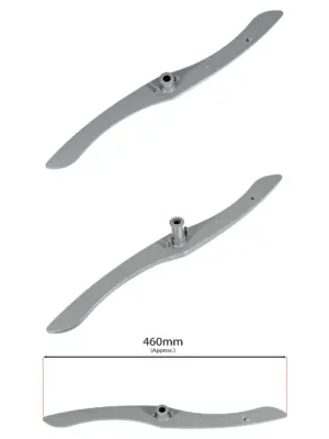 White Knight 60cm Lower Dishwasher Spray Arm Replacement Part DW1460WA