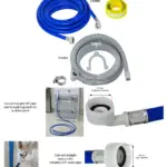 White Knight Crosslee 5m Fill & Drain Hose Extension with PTFE Tape