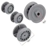 White Knight Dishwasher Basket Wheels & Guide Rail Replacement