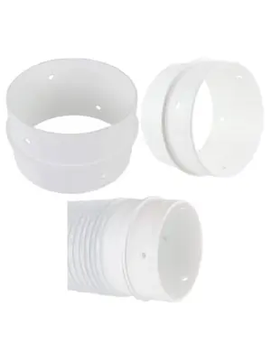 White Knight Tumble Dryer Dual Vent Hose Kit – Easy Connection Rings