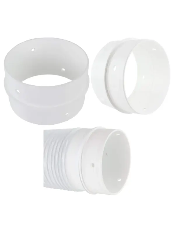 White Knight Tumble Dryer Dual Vent Hose Kit – Easy Connection Rings