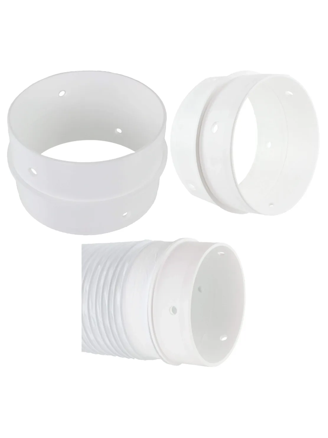 White Knight Tumble Dryer Dual Vent Hose Kit – Easy Connection Rings