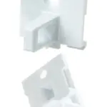 White Plastic Creda Dryer Door Lock & Catch Hook for TVR2/TVS3/TVU1