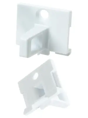 White Plastic Creda Dryer Door Lock & Catch Hook for TVR2/TVS3/TVU1