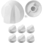 White Replacement Knob & Adapters for Neff Oven – 6 pcs Universal