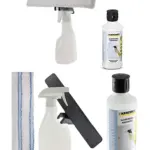 Window & Glass Spray Bottle Kit with 500 ml Concentrated Cleaner