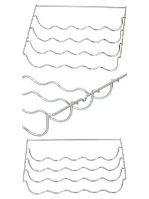 Wine Bottle Rack Insert for AEG, Candy & IKEA Fridges 460x290x70mm