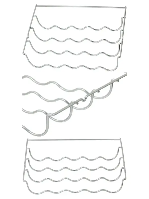 Wine Bottle Rack Insert for AEG, Candy & IKEA Fridges 460x290x70mm