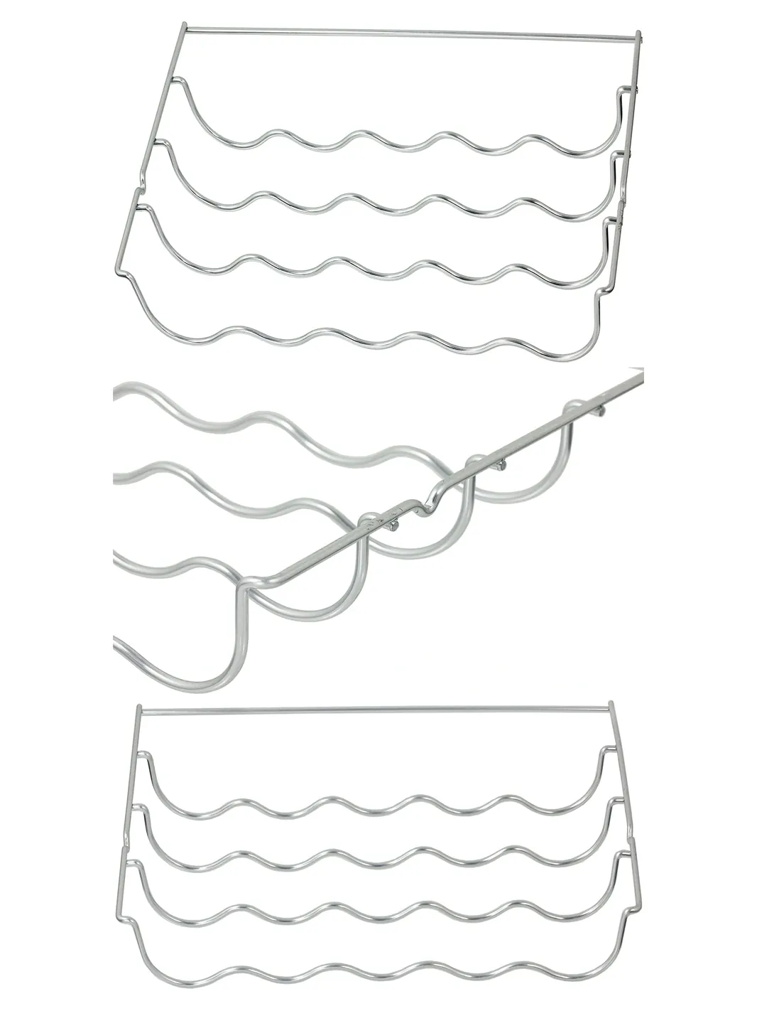Wine Bottle Rack Insert for AEG, Candy & IKEA Fridges 460x290x70mm